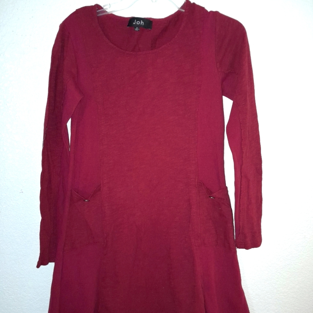 *Joh red dress with pockets small